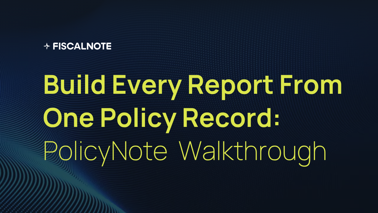 Reporting Without the Rebuild: A PolicyNote Walkthrough