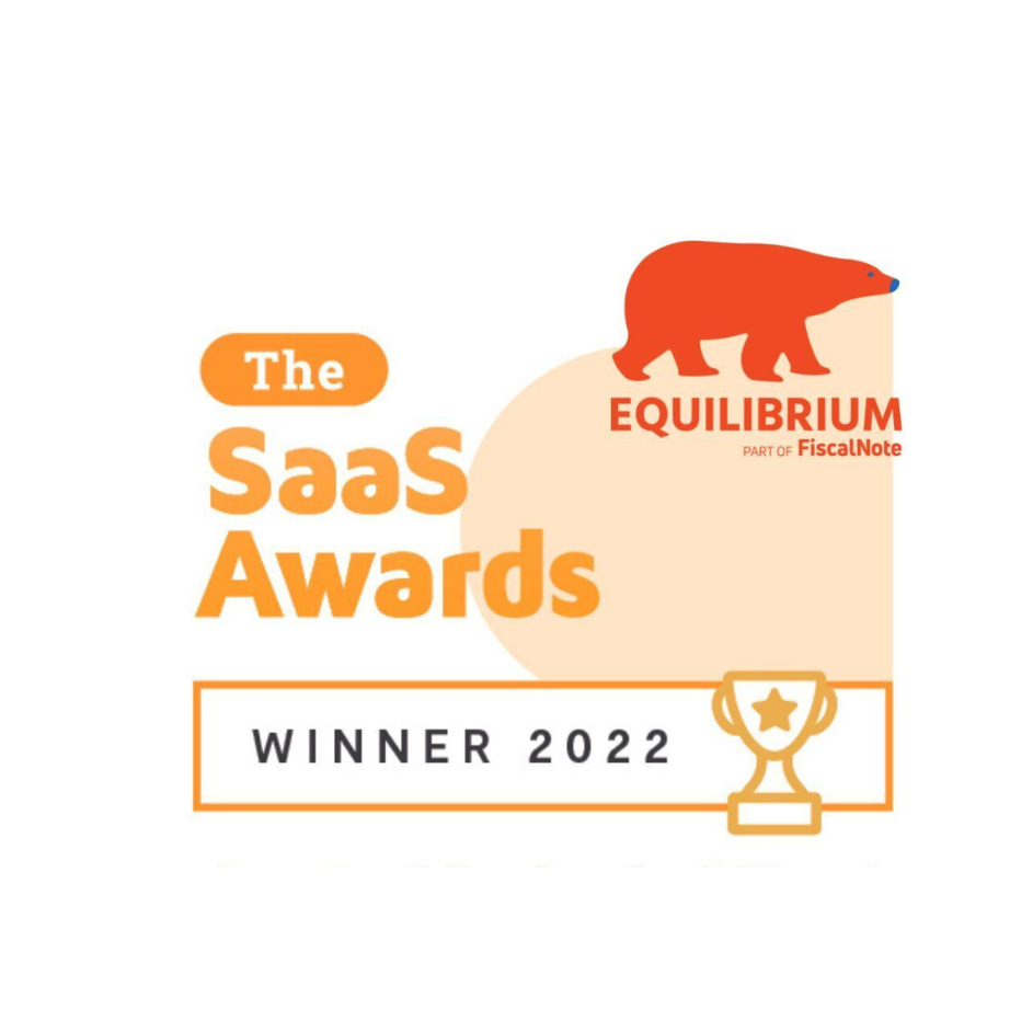 FiscalNote ESG Solutions’ Equilibrium Wins  Global Award for “Best SaaS Product for CSR/Sustainability”
