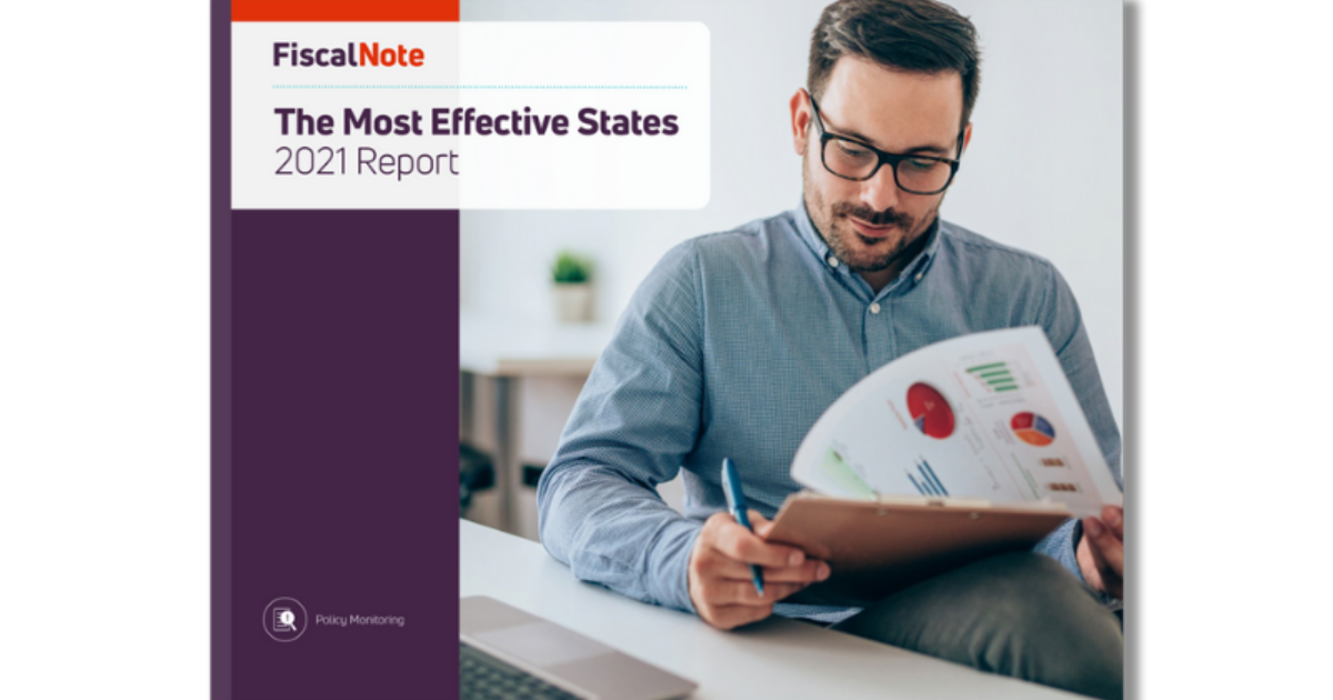 2021 “Most Effective States” Legislative Report