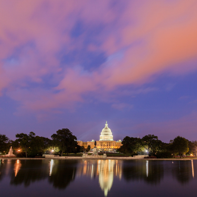 capital building at night