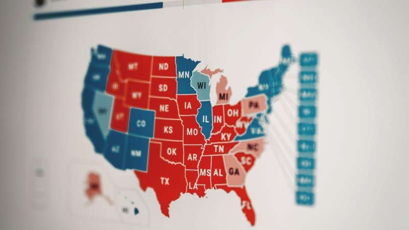 USA election map